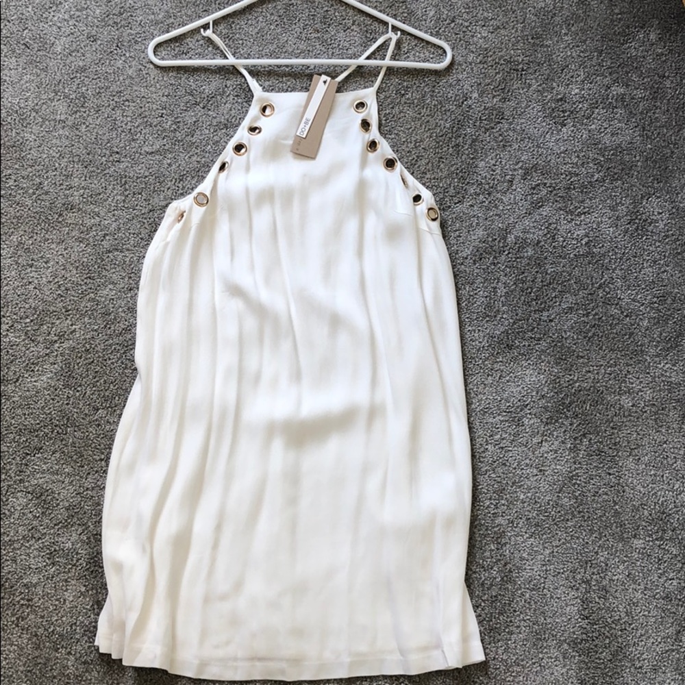 White cocktail dress